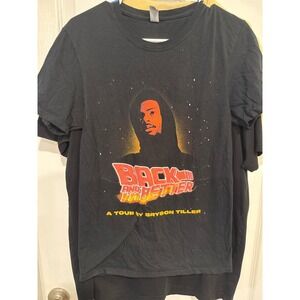 Bryson Tiller Back and I'm Better Tour T Shirt Black Men's Size S